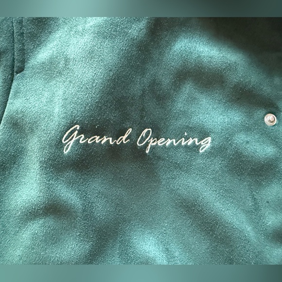 Zara Green Varsity Jacket - Picture 9 of 9